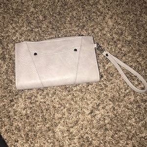 Grey wristlet